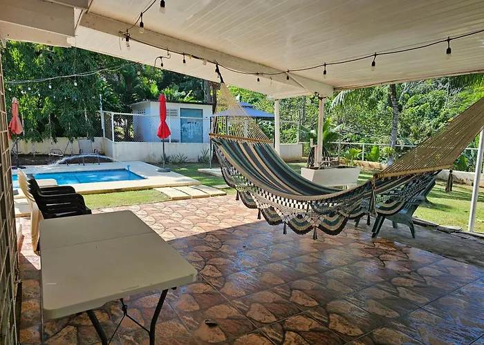 Oasis With Pool Near Panama Canal
